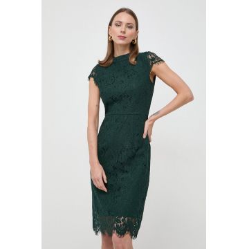 Ivy Oak rochie culoarea verde, mini, mulată IO1100X7044
