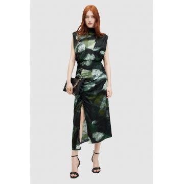 Rochie cu model abstract si slit frontal Isa Appalachian