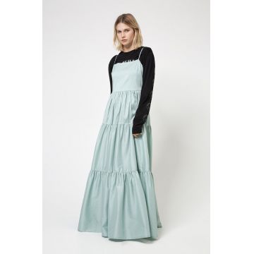 Hugo Rochie culoarea verde, maxi, evazata