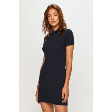 Lacoste Rochie culoarea albastru marin, mini, model drept EF5473-001