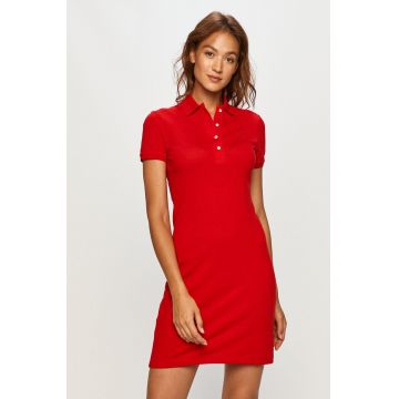 Lacoste rochie culoarea roșu, mini, model drept EF5473-001
