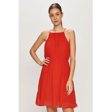 Pepe Jeans Rochie culoarea rosu