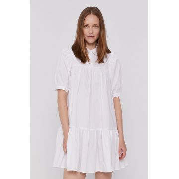 Levi's Rochie culoarea alb, mini, oversize