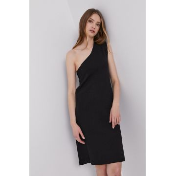 Tiger Of Sweden Rochie culoarea negru, mini, model drept Tiger Of Sweden Rochie culoarea negru, mini, model drept