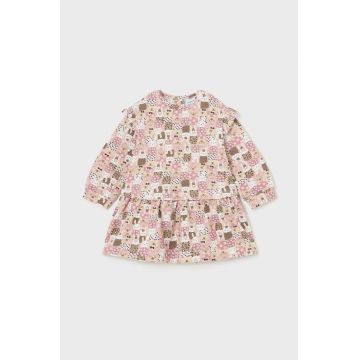 Mayoral rochie bebe culoarea roz, mini, oversize