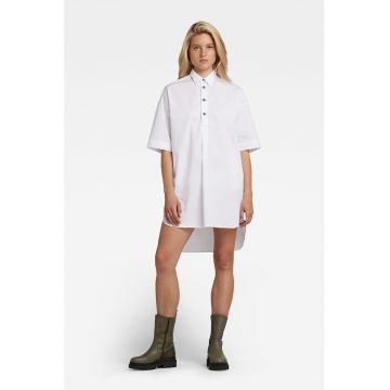Rochie-camasa asimetrica
