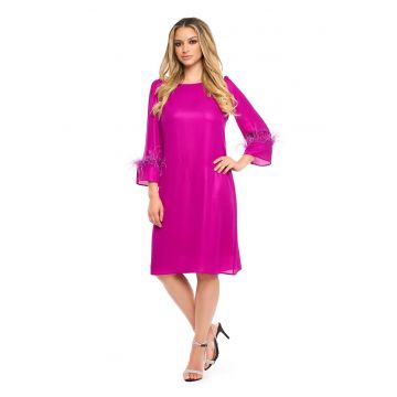 Rochie cu decolteu rotund Paris