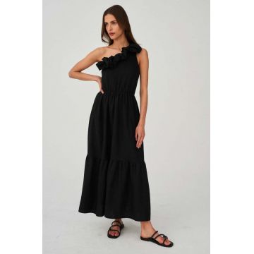 Undress Code rochie culoarea negru, midi, drept