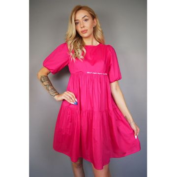 Rochie evazata cu maneci bufante Rochie evazata cu maneci bufante
