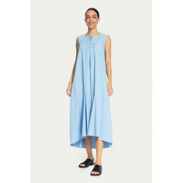 Rochie maxi lejera cu buzunare laterale