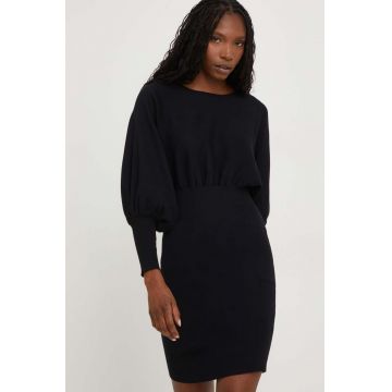 Answear Lab rochie culoarea negru, mini, mulata