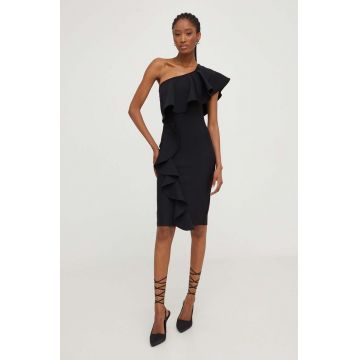 Answear Lab rochie culoarea negru, mini, mulata
