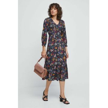 Medicine rochie midi, evazati