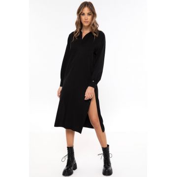 Rochie-camasa cu slituri laterale