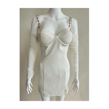 Rochie Eleganta de Dama, Mulata, cu Umerii Goi, Aleodor