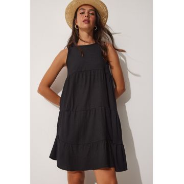 Rochie mini cu croiala in A