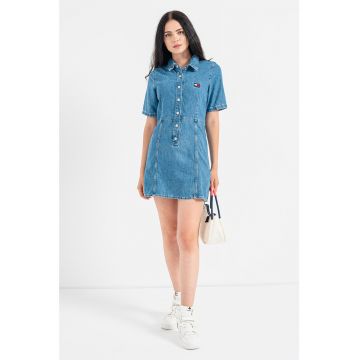 Rochie mini slim fit din denim