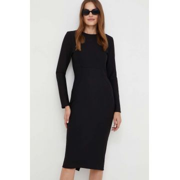 Answear Lab rochie culoarea negru, mini, mulata