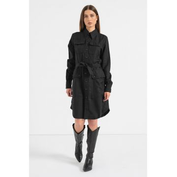 Rochie-camasa din amestec de in