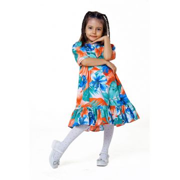 Rochie cu model tropical Cute Yasmin