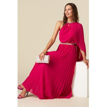Rochie maxi cu pliuri