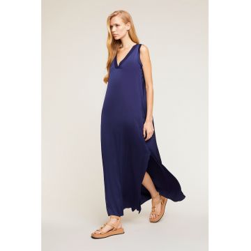 Rochie maxi de satin