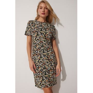 Rochie mini cu imprimeu floral