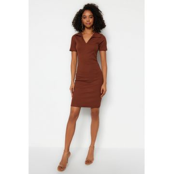 Rochie polo cambrata cu striatii Rochie polo cambrata cu striatii