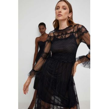 Answear Lab rochie X limited collection NO SHAME culoarea negru, maxi, evazati