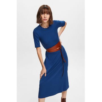 Rochie midi tricotata fin
