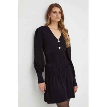 Morgan rochie culoarea negru, mini, drept