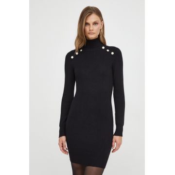 Morgan rochie culoarea negru, mini, mulata