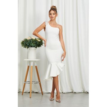 Rochie Celeste Alba