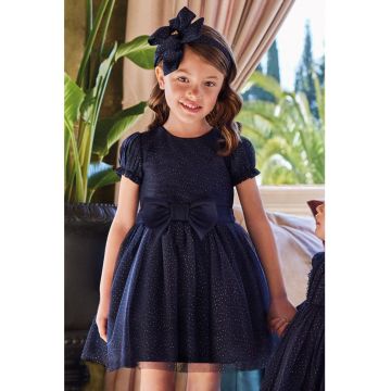 Rochie cu tul si buline