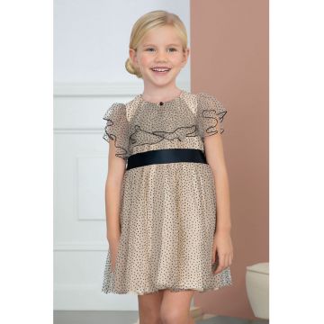 Rochie cu tul si buline