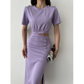 Rochie din bumbac Cod:L13059