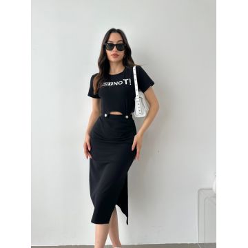 Rochie din bumbac Cod:N13063 Rochie din bumbac Cod:N13063