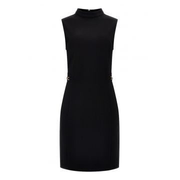 Rochie fara maneci cu detaliu cu lant lateral