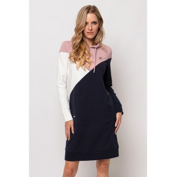 Rochie-hanorac cu buzunar kangaroo Vanna