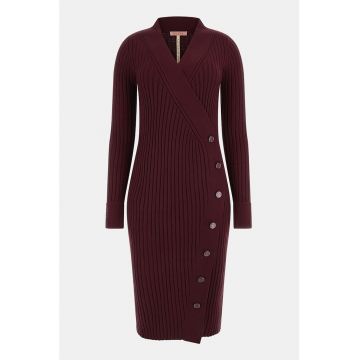 Rochie midi cu striatii