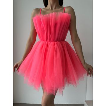 Rochie scurta din tull Cod:R1118 Rochie scurta din tull Cod:R1118