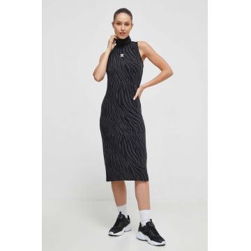 adidas Originals rochie culoarea negru, mini, drept