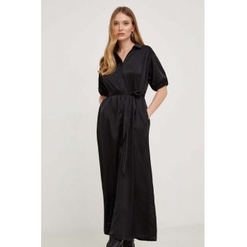 Answear Lab rochie culoarea negru, midi, oversize