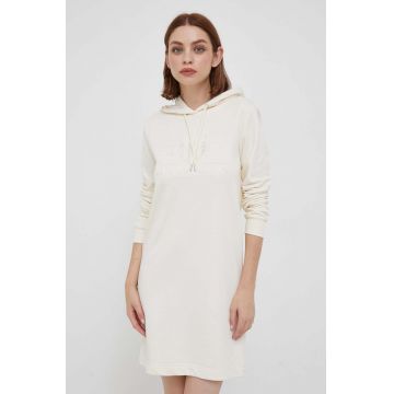 Gant rochie culoarea bej, mini, drept