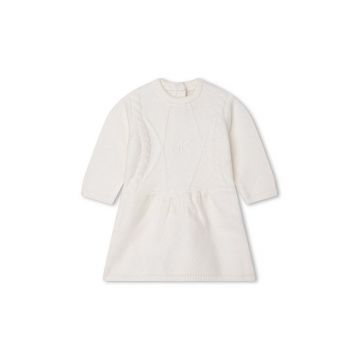 Michael Kors rochie fete culoarea alb, mini, drept