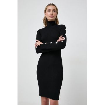 Morgan rochie culoarea negru, mini, mulata