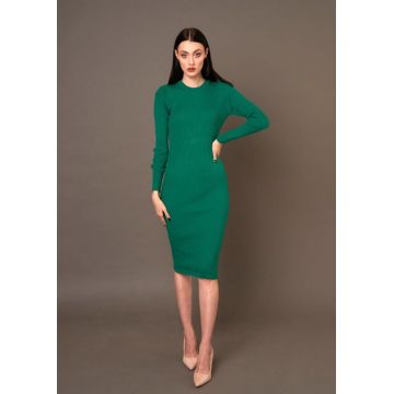 Rochie Alda Green midi verde DRGR0093 Dargen