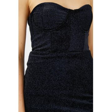 Rochie mini cu aspect stralucitor