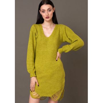 Rochie Ramira Green scurta verde DRGR0098 Dargen