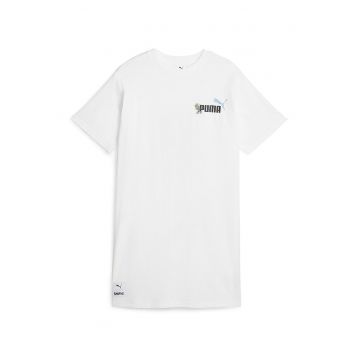 Rochie-tricou cu imprimeu logo